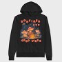 Mushroom Characters Bonfire Camping, Hanorac Oversize Barbati (Unisex)
