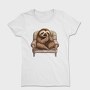 Sloth On A Chair Yawn, Tricou Femei