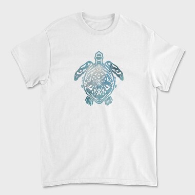 Turtle Animal Cut Out, Tricou Barbati (Unisex)