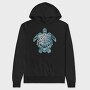 Turtle Animal Cut Out, Hanorac Oversize Barbati (Unisex)