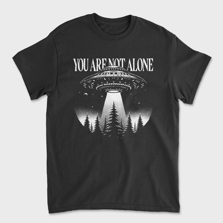 Ufo Abduction In The Forest, Tricou Barbati (Unisex)