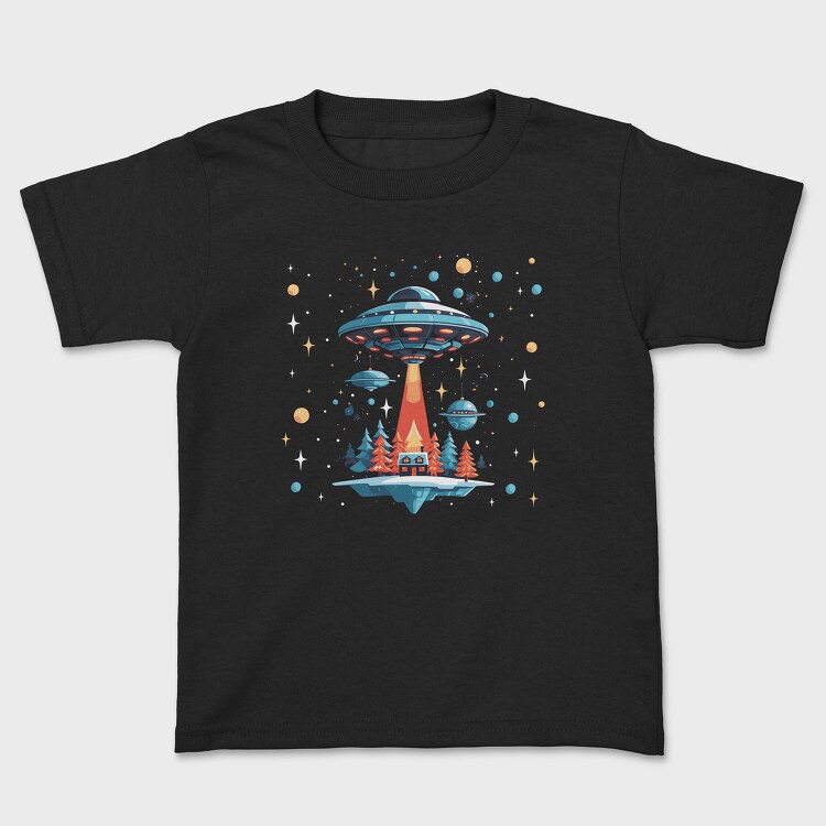 Ufo Christmas Tote, Tricou Copii