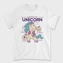 Unicorn Anatomy Chart, Tricou Barbati (Unisex)
