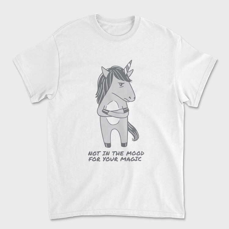Unicorn Angry Mood, Tricou Barbati (Unisex)