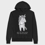 Unicorn Angry Mood, Hanorac Oversize Barbati (Unisex)