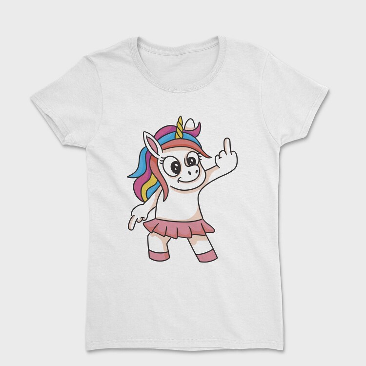 Unicorn Finger Gesture, Tricou Femei