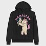 Unicorn Mother And Baby Mamacorn, Hanorac Oversize Barbati (Unisex)