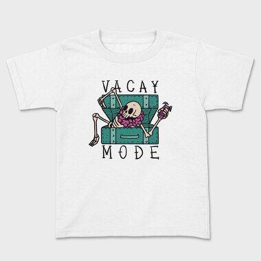 Vacation Skeleton Luggage, Tricou Copii
