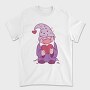 Valentines Day Gnome, Tricou Barbati (Unisex)
