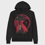 Vampire Cat Spooky, Hanorac Oversize Barbati (Unisex)