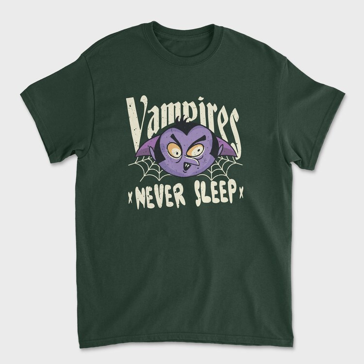 Vampires Never Sleep, Tricou Barbati (Unisex)