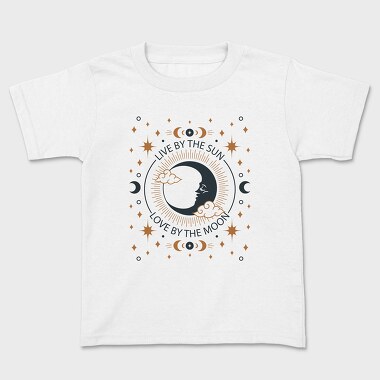 Mystical Moon Love Quote Tote, Tricou Copii