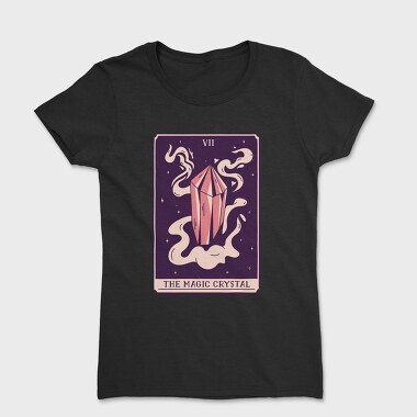 Mystical Tarot Magic Crystal Card 07, Tricou Femei