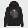 Mystical Woman Magic Fantasy, Hanorac Oversize Barbati (Unisex)