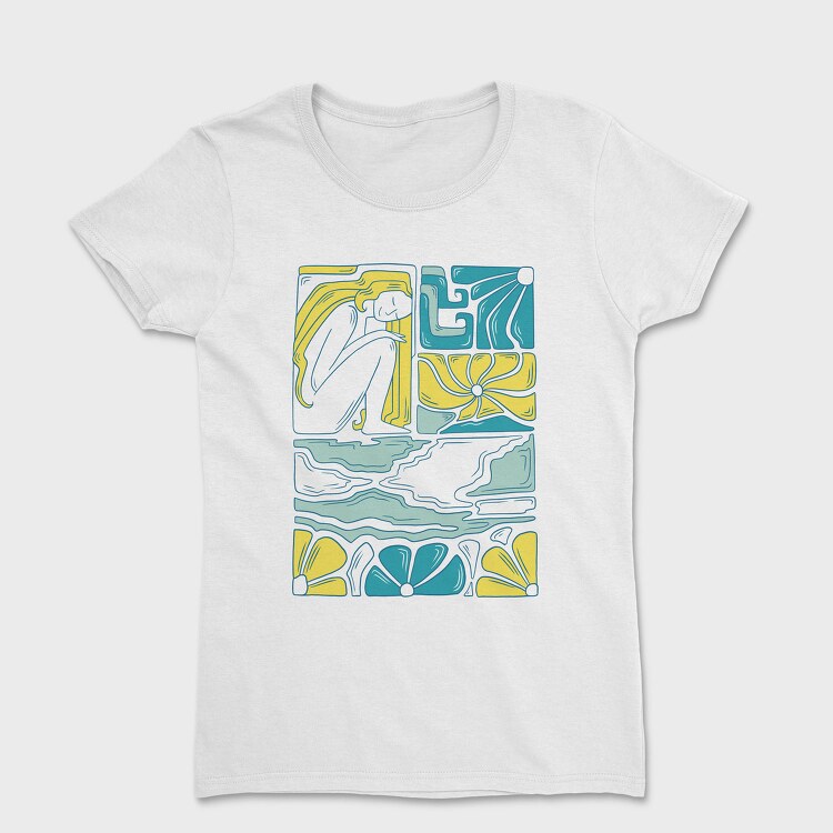 Nature Blonde Woman, Tricou Femei