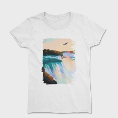 Niagara Falls Painting, Tricou Femei