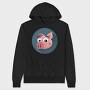 Piggy Bank Smile, Hanorac Oversize Barbati (Unisex)