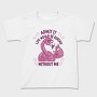 Pink Flamingo Funny Crazy Quote, Tricou Copii