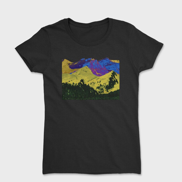 Pink Moon Landscape, Tricou Femei