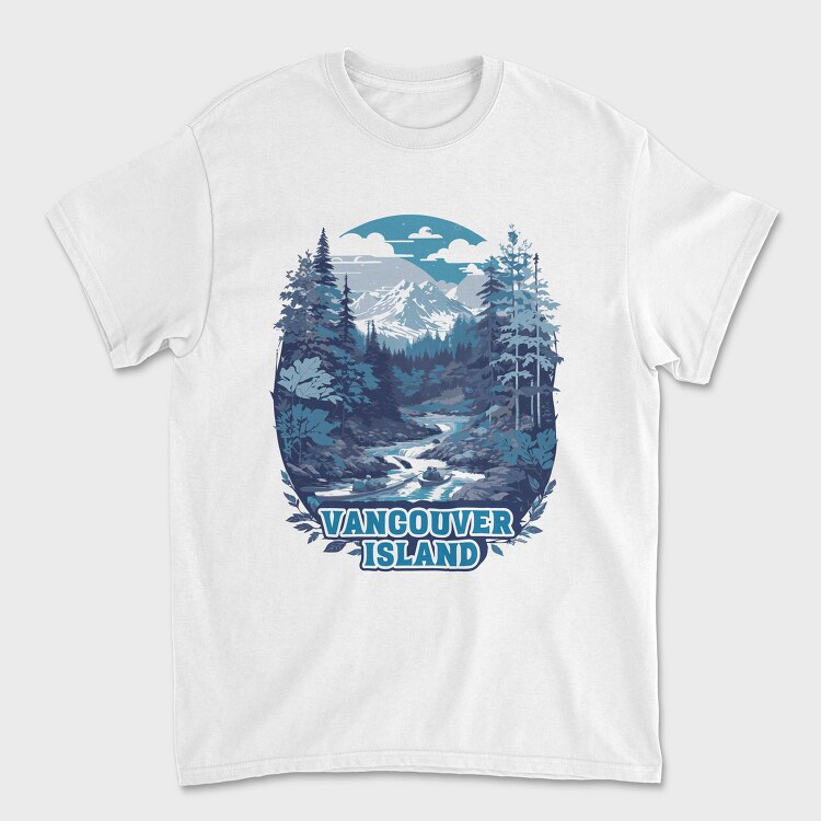 Vancouver Island Nature Tote, Tricou Barbati (Unisex)