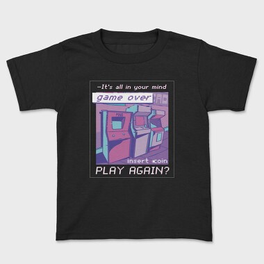 Vaporwave Arcade Quote, Tricou Copii