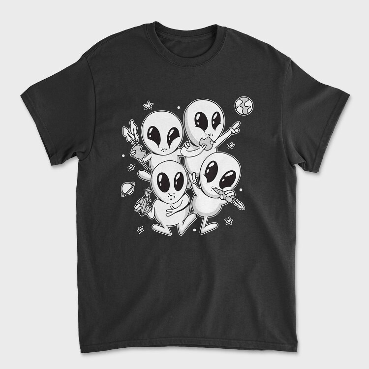 Vegetable Aliens, Tricou Barbati (Unisex)