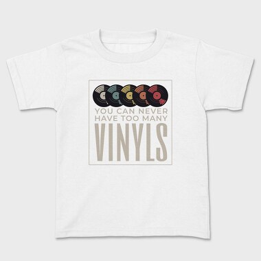 Vinyl Records Quote, Tricou Copii