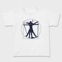 Vitruvian Biathlete Silhouette, Tricou Copii