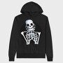 Waiting Skeleton Illustration 001, Hanorac Oversize Barbati (Unisex)