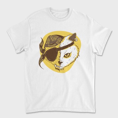 Pirate Cat, Tricou Barbati (Unisex)