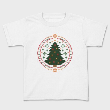 Pixelated Xmas Tree Ugly, Tricou Copii