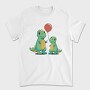 Playful Dinosaur Dinos Balloon Onesie, Tricou Barbati (Unisex)