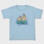 Plus Sized Mythological Two Mermaids, Tricou Copii