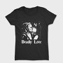Woman Kissing Skeleton Deadly Love, Tricou Femei