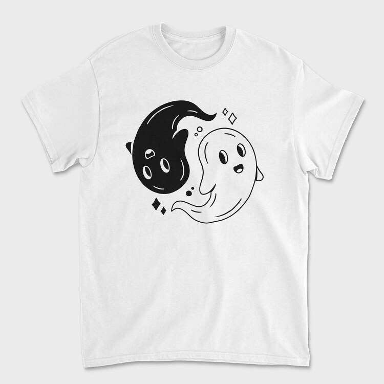 Yin Yang Ghosts, Tricou Barbati (Unisex)