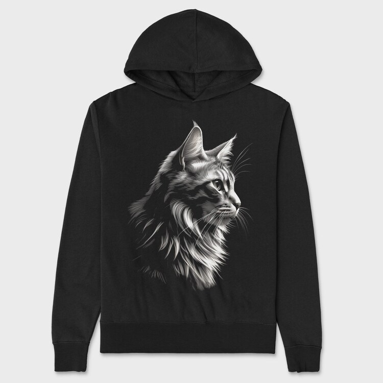 Profile Cat, Hanorac Oversize Barbati (Unisex)