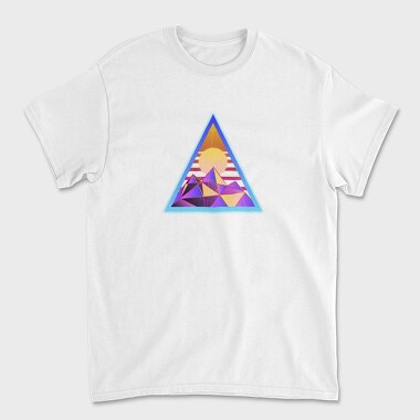 Psychedelics Triangle 004, Tricou Barbati (Unisex)