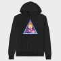 Psychedelics Triangle 004, Hanorac Oversize Barbati (Unisex)