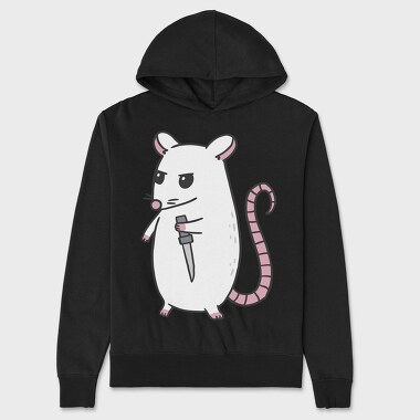 Psycho Rat, Hanorac Oversize Barbati (Unisex)