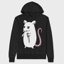 Psycho Rat, Hanorac Oversize Barbati (Unisex)