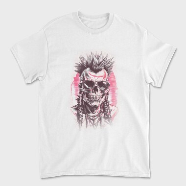 Punk Skull With Sunglasses, Tricou Barbati (Unisex)