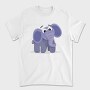 Purple Elephant Stroll, Tricou Barbati (Unisex)