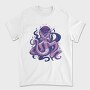 Purple Kraken, Tricou Barbati (Unisex)