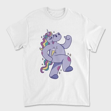 Purple Unicorn Drunk Party, Tricou Barbati (Unisex)