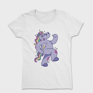 Purple Unicorn Drunk Party, Tricou Femei