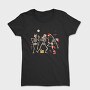 Quirky Christmas Dancing Skeletons, Tricou Femei