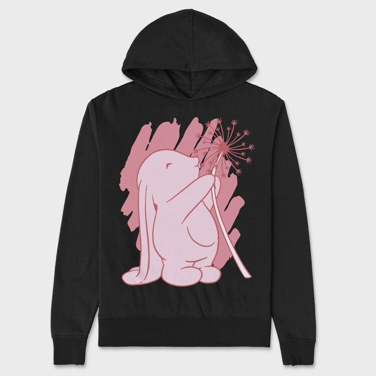 Rabbit And Dandelion, Hanorac Oversize Barbati (Unisex)