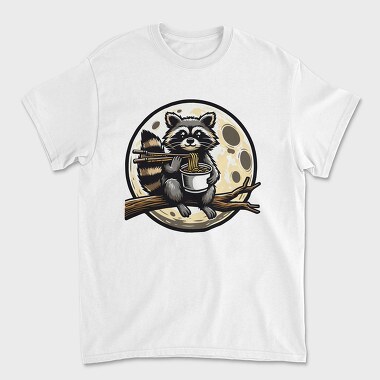 Raccoon Ramen Lover, Tricou Barbati (Unisex)