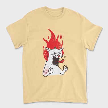 Raging Cat, Tricou Barbati (Unisex)