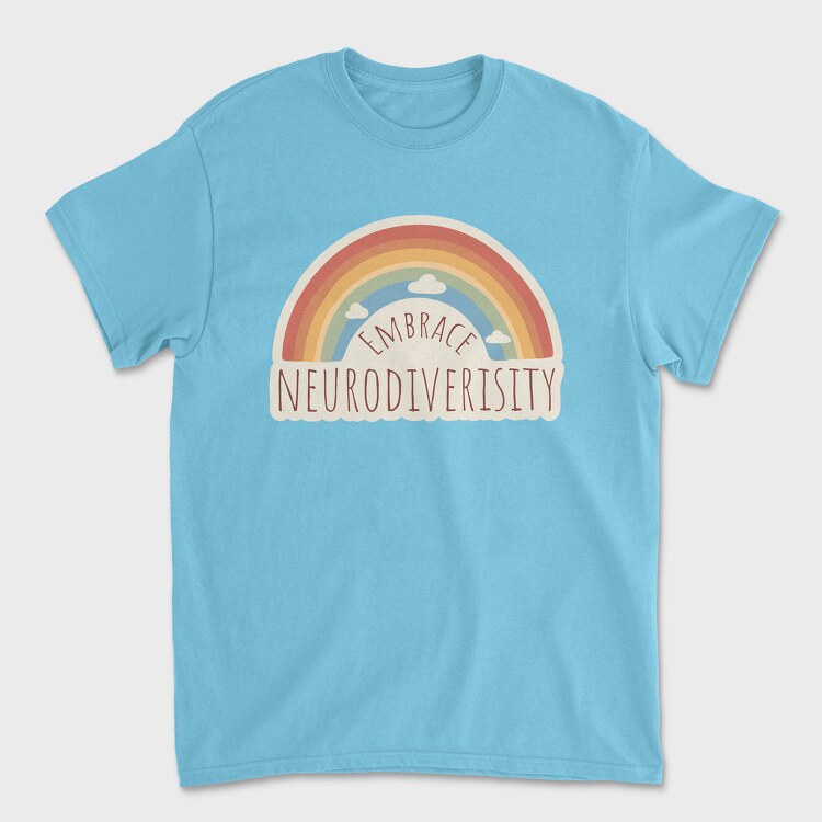 Rainbow Neurodiversity, Tricou Barbati (Unisex)